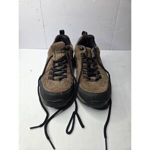 Beaver Creek Mens 8M Brown Suede Low Top Hiking Trail Shoes Lug Sole Outdoor